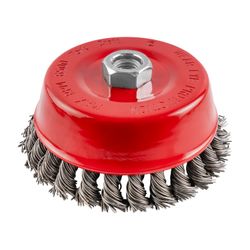 Wire Cup Brush Twisted 125mmxm14 With 0.80mm Wire Bulk